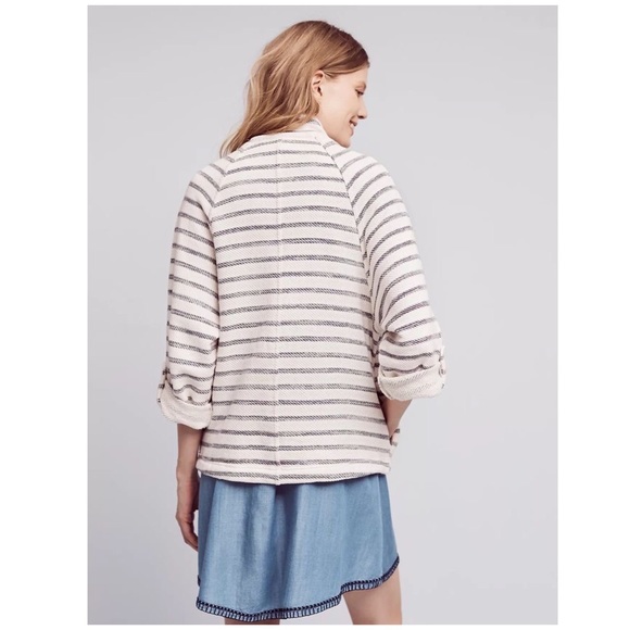 Anthro “Striped Sweater Jacket” by Dolan - Picture 5 of 16